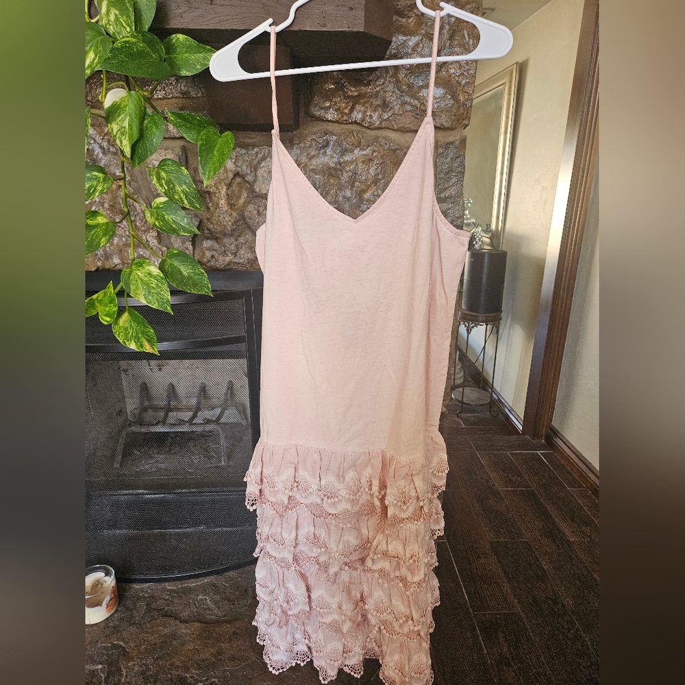A Rare Bird Ruffle Slip Dress 🩷 - Picture 8 of 14